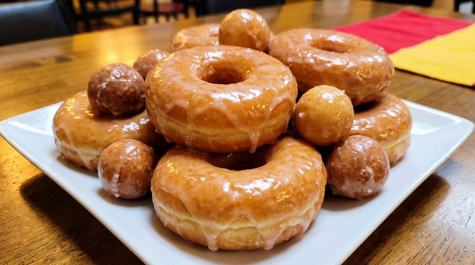 Freshly made donuts