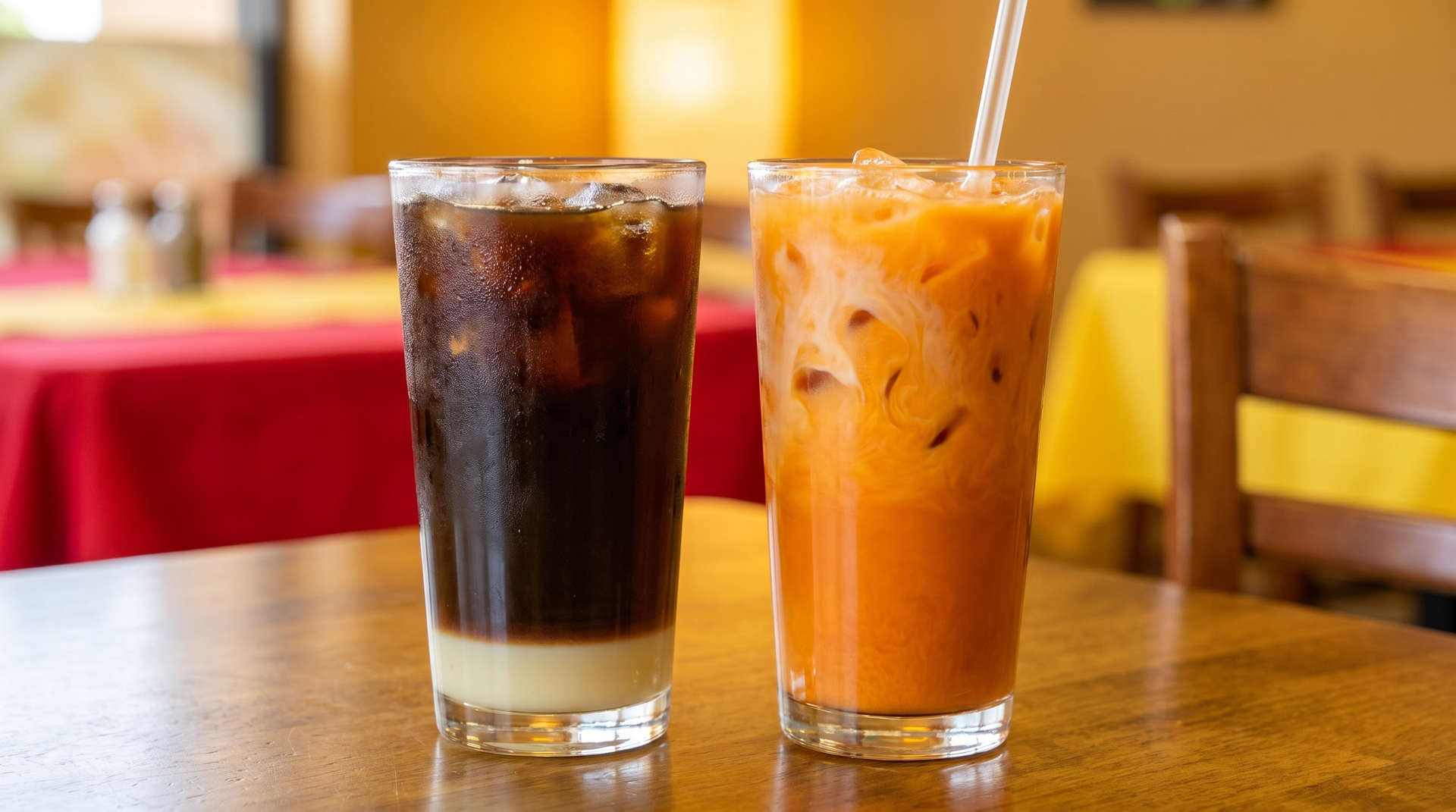Vietnamese coffee and cold drinks